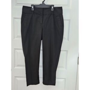 Ann Taylor Curvy Cotton Capri Size 10 Black